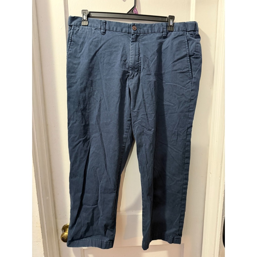 Lands End Navy Traditional Fit Pants in 40